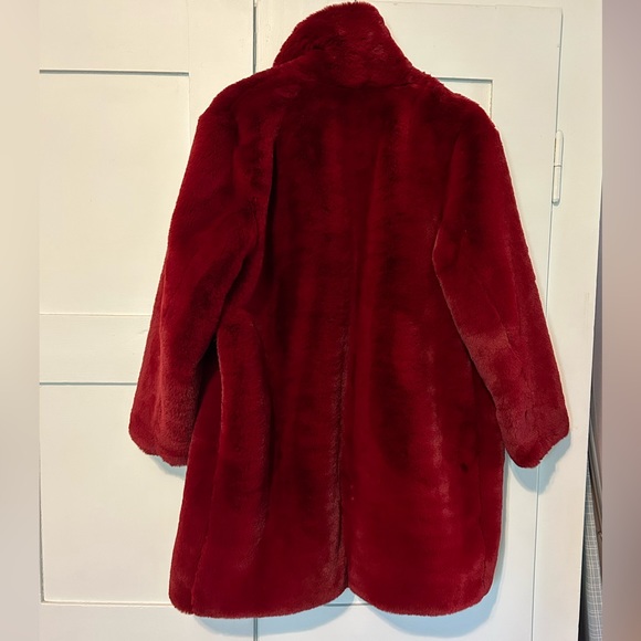 Sandro faux fur coat size L - Picture 5 of 11
